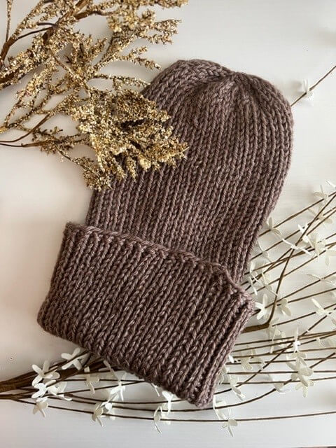 free knit beanie pattern no 2