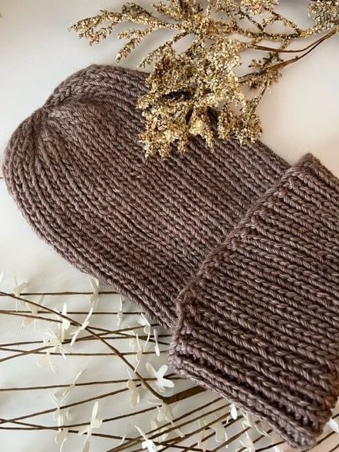 free knit beanie pattern